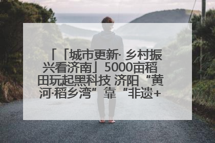 「城市更新· 乡村振兴看济南」5000亩稻田玩起黑科技 济阳“黄河·稻乡湾”靠“非遗+露营”火出圈