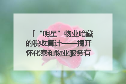 “明星”物业暗藏的税收算计——揭开怀化泰和物业服务有限公司隐匿未开票收入偷税真相