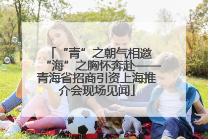 “青”之朝气相邀 “海”之胸怀奔赴——青海省招商引资上海推介会现场见闻