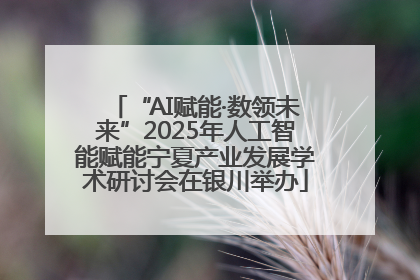 “AI赋能·数领未来”2025年人工智能赋能宁夏产业发展学术研讨会在银川举办