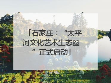 石家庄：“太平河文化艺术生态圈”正式启动