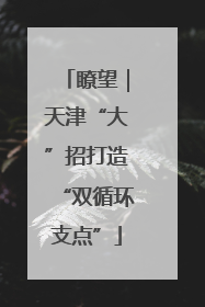 瞭望｜天津“大”招打造“双循环支点”