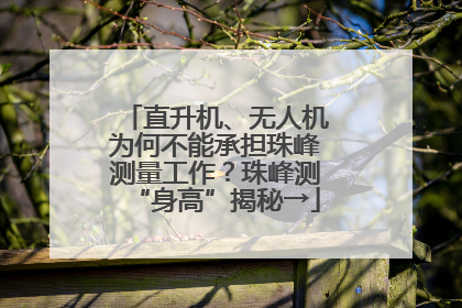 直升机、无人机为何不能承担珠峰测量工作？珠峰测“身高”揭秘→