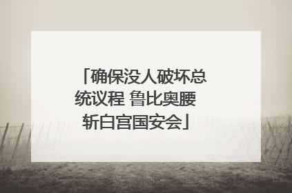 确保没人破坏总统议程 鲁比奥腰斩白宫国安会