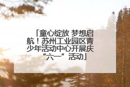 童心绽放 梦想启航！苏州工业园区青少年活动中心开展庆“六一”活动
