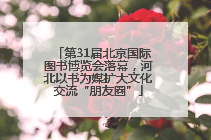 第31届北京国际图书博览会落幕，河北以书为媒扩大文化交流“朋友圈”