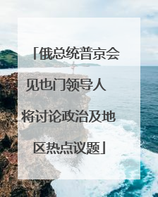 俄总统普京会见也门领导人 将讨论政治及地区热点议题