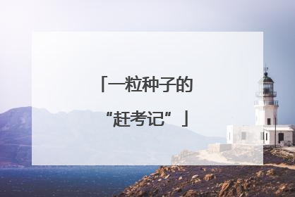 一粒种子的“赶考记”