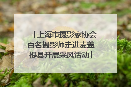 上海市摄影家协会百名摄影师走进麦盖提县开展采风活动