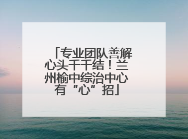 专业团队善解心头千千结！兰州榆中综治中心有“心”招
