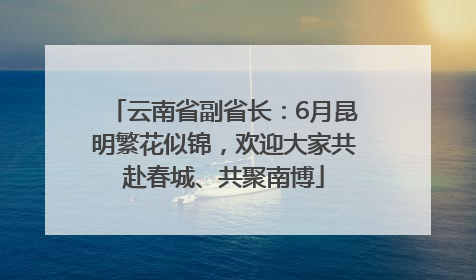 云南省副省长：6月昆明繁花似锦，欢迎大家共赴春城、共聚南博