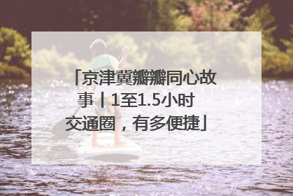 京津冀瓣瓣同心故事丨1至1.5小时交通圈，有多便捷