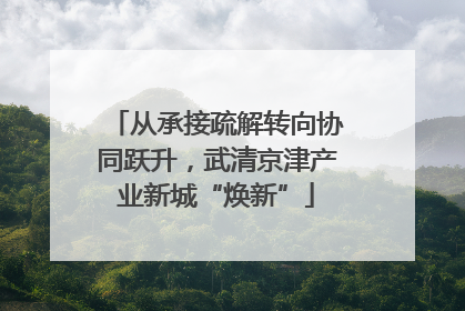 从承接疏解转向协同跃升，武清京津产业新城“焕新”