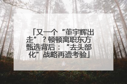 又一个“董宇辉出走”？顿顿离职东方甄选背后：“去头部化”战略再遭考验