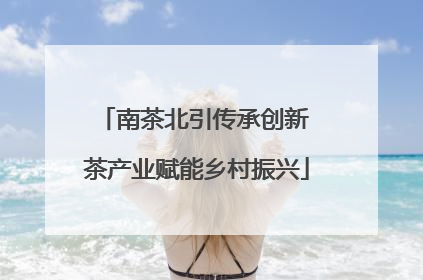 南茶北引传承创新 茶产业赋能乡村振兴