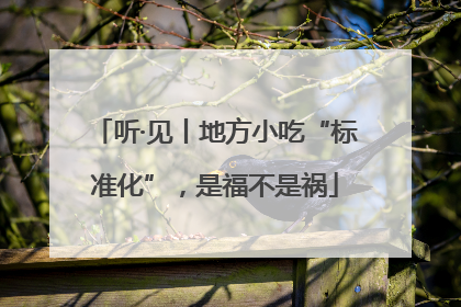 听·见丨地方小吃“标准化”，是福不是祸