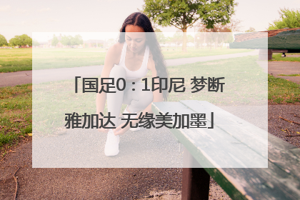 国足0∶1印尼 梦断雅加达 无缘美加墨