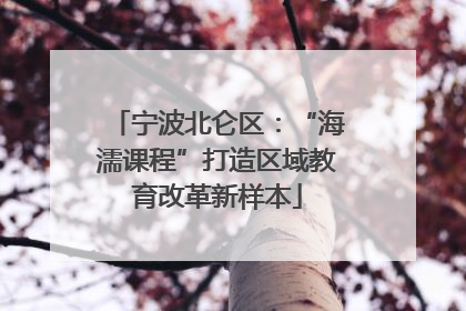 宁波北仑区：“海濡课程”打造区域教育改革新样本