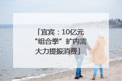 宜宾：10亿元“组合拳”扩内需 大力提振消费