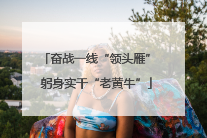 奋战一线“领头雁” 躬身实干“老黄牛”