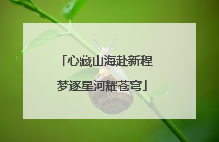 心藏山海赴新程 梦逐星河耀苍穹