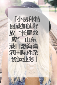 小货种精品港加速释放“长尾效应” 山东港口渤海湾港国际件杂货运业务