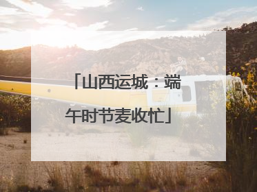 山西运城：端午时节麦收忙