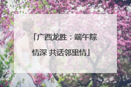 广西龙胜：端午粽情深 共话邻里情