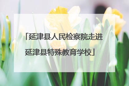 延津县人民检察院走进延津县特殊教育学校