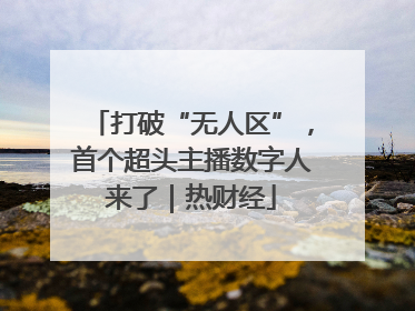 打破“无人区”，首个超头主播数字人来了｜热财经