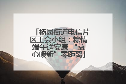 杨园街道电信片区工会小组：粽情端午送安康 “益心暖新”零距离