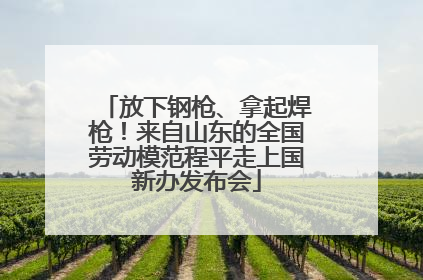 放下钢枪、拿起焊枪！来自山东的全国劳动模范程平走上国新办发布会