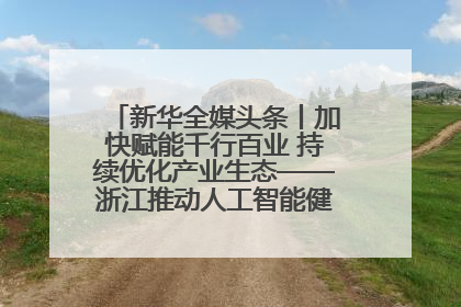 新华全媒头条丨加快赋能千行百业 持续优化产业生态——浙江推动人工智能健康有序发展观察