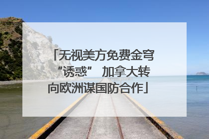 无视美方免费金穹“诱惑” 加拿大转向欧洲谋国防合作