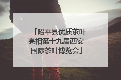 昭平县优质茶叶亮相第十九届西安国际茶叶博览会