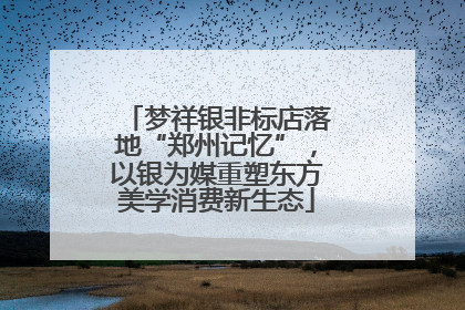 梦祥银非标店落地“郑州记忆”，以银为媒重塑东方美学消费新生态