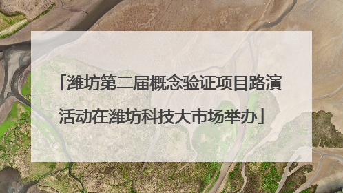 潍坊第二届概念验证项目路演活动在潍坊科技大市场举办