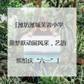潍坊潍城芙蓉小学：童梦跃动展风采，艺韵缤纷庆“六一”