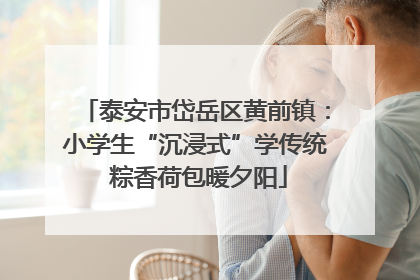 泰安市岱岳区黄前镇：小学生“沉浸式”学传统 粽香荷包暖夕阳
