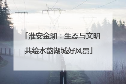 淮安金湖：生态与文明共绘水韵湖城好风景