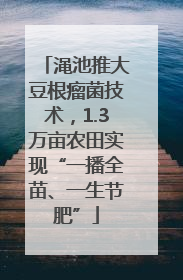 渑池推大豆根瘤菌技术，1.3万亩农田实现“一播全苗、一生节肥”