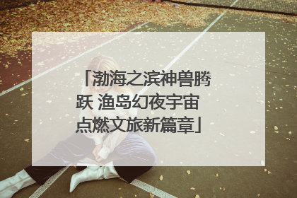 渤海之滨神兽腾跃 渔岛幻夜宇宙点燃文旅新篇章
