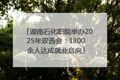 湖南石化职院举办2025年双选会：1800余人达成就业意向