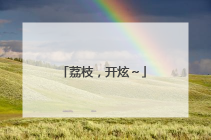 荔枝，开炫～