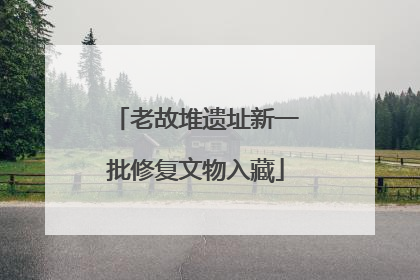 老故堆遗址新一批修复文物入藏