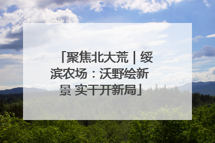 聚焦北大荒｜绥滨农场：沃野绘新景 实干开新局