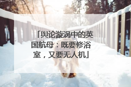 舆论漩涡中的英国航母：既要修浴室，又要无人机
