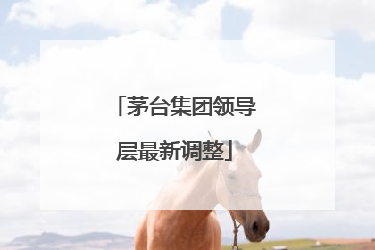 茅台集团领导层最新调整
