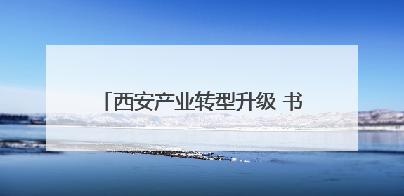 西安产业转型升级 书写高质量发展新答卷