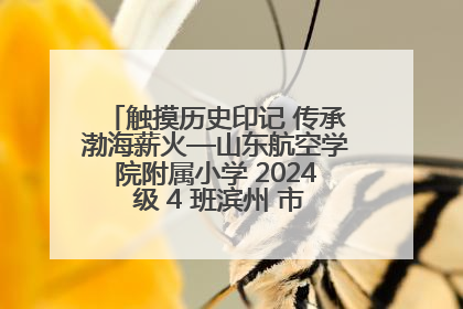 触摸历史印记 传承渤海薪火—山东航空学院附属小学 2024 级 4 班滨州 市档案馆研学实践活动